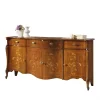 Sideboard In Nussbaum Mit Ranken Dekor – Carlenna 20