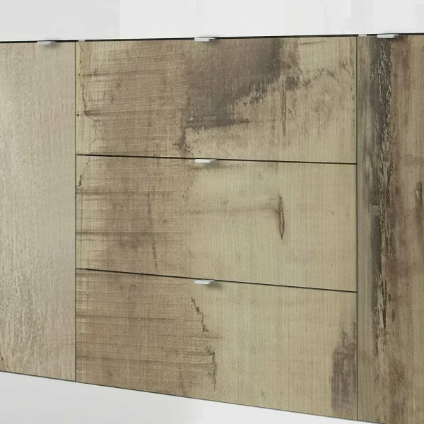 Sideboard In Verwitterter Holzoptik & Weiß – Olvenion 6