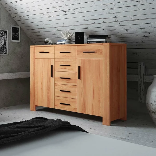 Sideboard Mosniak Aus Kernbuche Massivholz 3