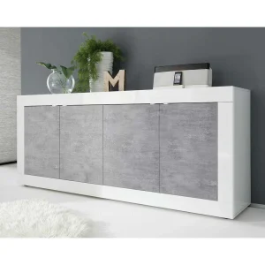 Sideboard Mit 4 Türen In Beton Optik – Narandu 10