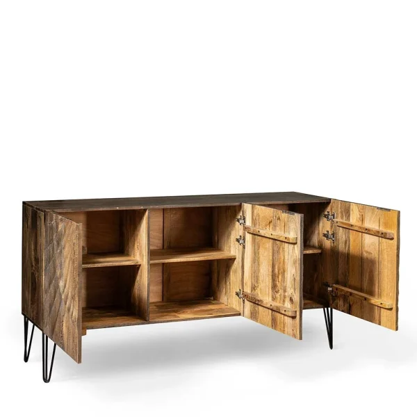 Sideboard Mit Dekorativer Front Schnitzerei – Silecta 4