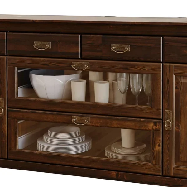 Sideboard Mit Glas Im Kolonialstil – Jurcavs 5