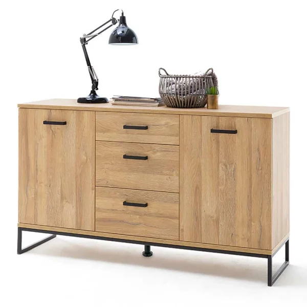 Sideboard Mit Schwarzem Bügelgestell Offen – Truvisas 3