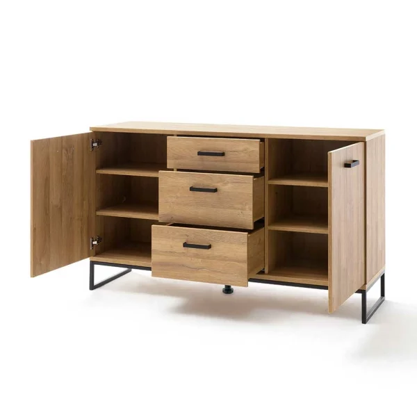 Sideboard Mit Schwarzem Bügelgestell Offen – Truvisas 4
