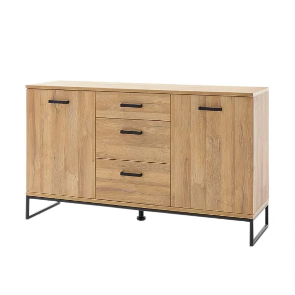 Sideboard Mit Schwarzem Bügelgestell Offen – Truvisas 1