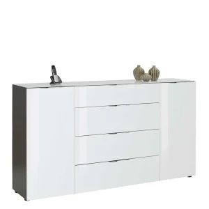 Sideboard Mit Vier Schubladen & Zwei Türen – Hemstri 10