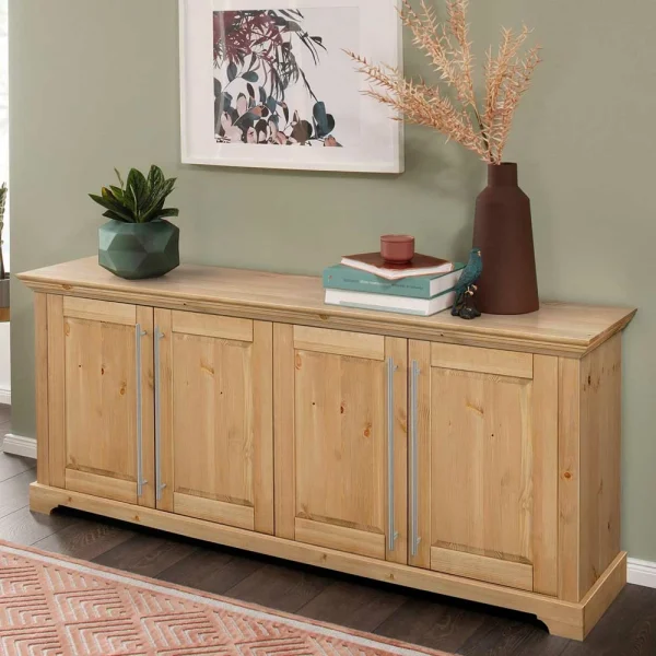 Sideboard Mit Vier Türen Aus Kiefer Massiv – Noellisa 3