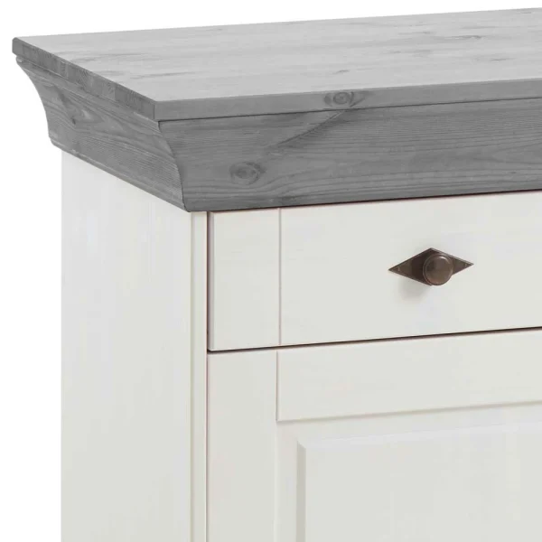 Sideboard Mirandesca In Weiß Grau 7