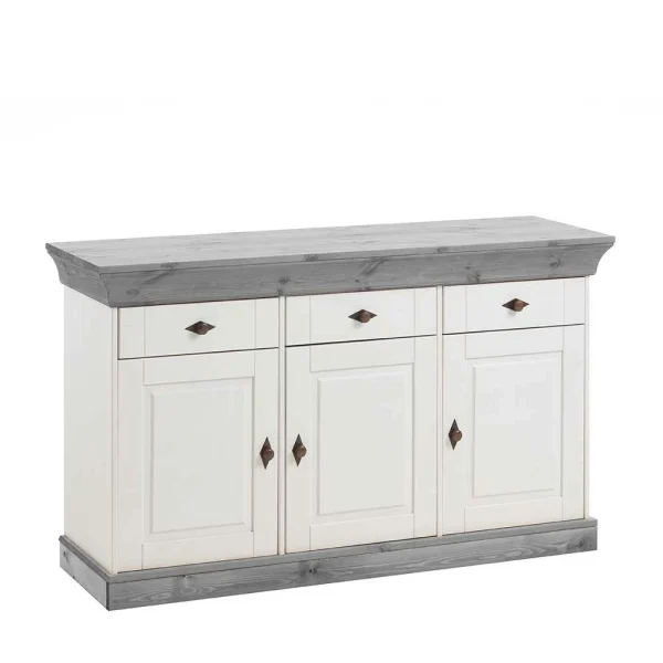 Sideboard Mirandesca In Weiß Grau 1