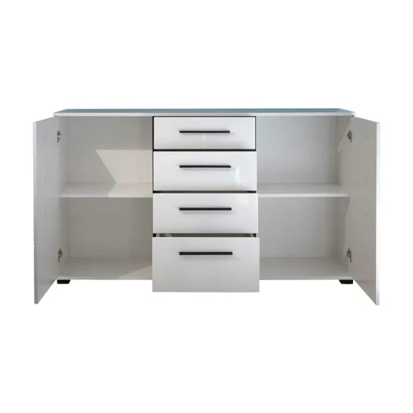 Sideboard Jetongos In Weiß Hochglanz 4