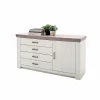 Sideboard Ciovon In Weiß Pinie 14