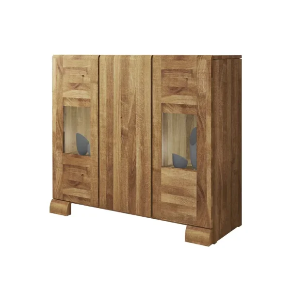 Sideboard Vaskov Aus Wildeiche Massiv Geölt 1