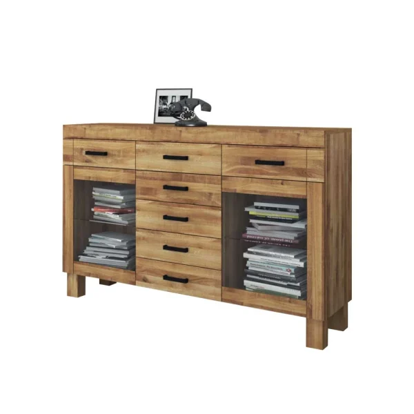 Sideboard Layulino Aus Wildeiche Massivholz 1