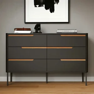 Skandi Design-Kommode Mit Sechs Schubladen – Anziano 10
