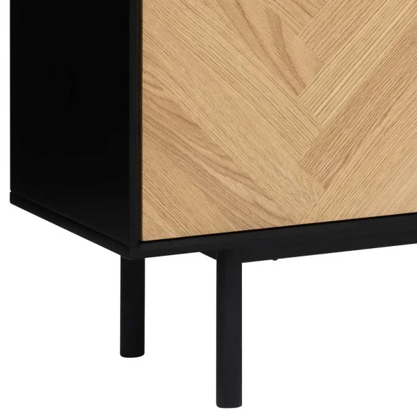 Skandi Türen Sideboard Mit Fischgrät Design – Carneys 6