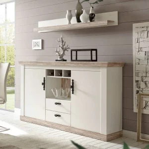 Stauraum Sideboard Im Scandi Landhaus Stil Nedita In Weiß 12