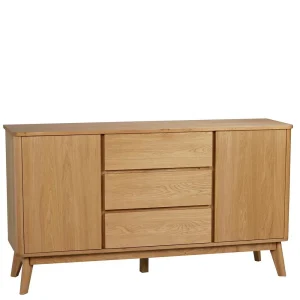 Teilmassives Retro Sideboard In Eiche – Adunia 10