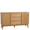 Teilmassives Retro Sideboard In Eiche – Adunia 20