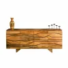 Türen-Sideboard Mit Toller Rillendesign Front Kentura Aus Mango Massivholz 20