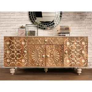 Vintage Landhaus Design Sideboard In White Wash – Zinova 10