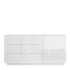 Weißes Hochglanz Sideboard Mit Tür – Kerym 22
