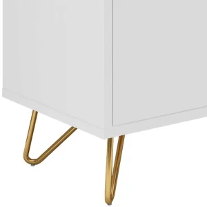 Weißes Sideboard 150cm Mit Haarnadel Beinen – Donny 18