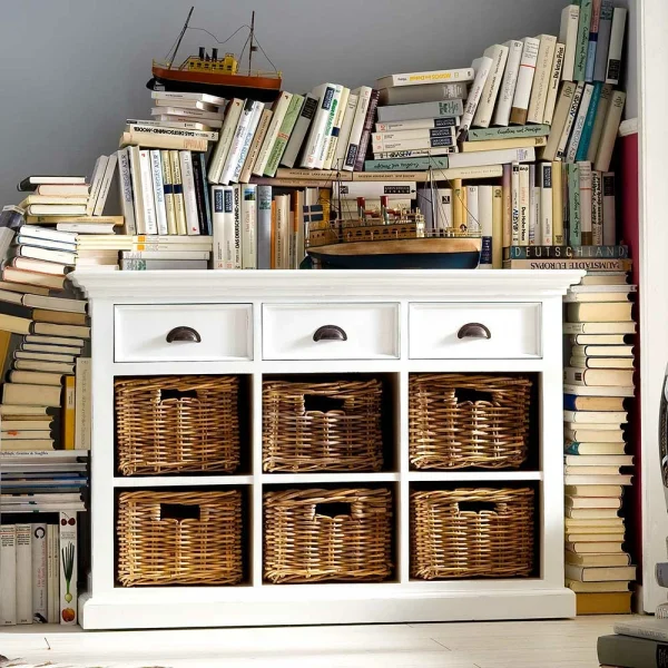 Weißes Sideboard Venzeno Im Landhausstil 3
