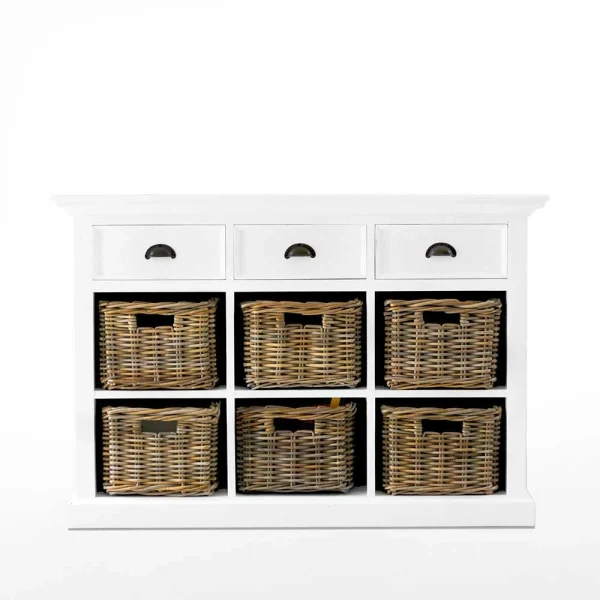 Weißes Sideboard Venzeno Im Landhausstil 4