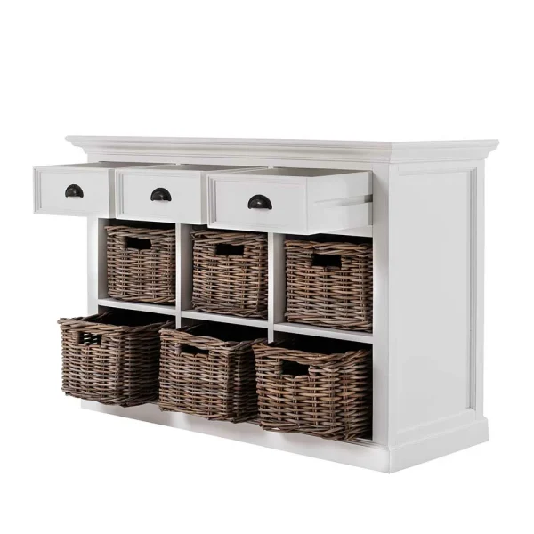 Weißes Sideboard Venzeno Im Landhausstil 6