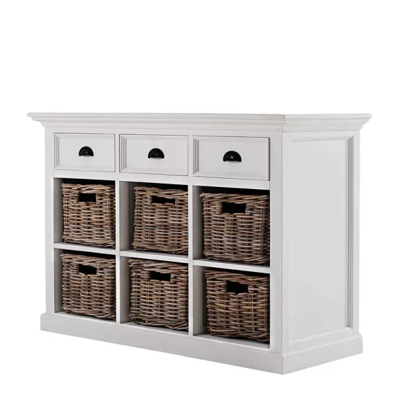 Weißes Sideboard Venzeno Im Landhausstil 1