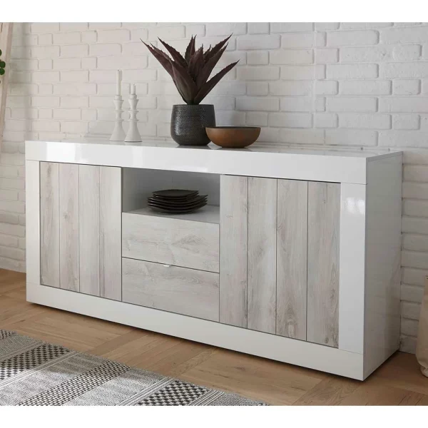 Weißes Sideboard Mit 184 Cm Breite – Merenda 4