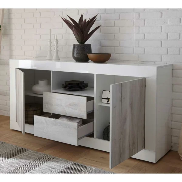 Weißes Sideboard Mit 184 Cm Breite – Merenda 5