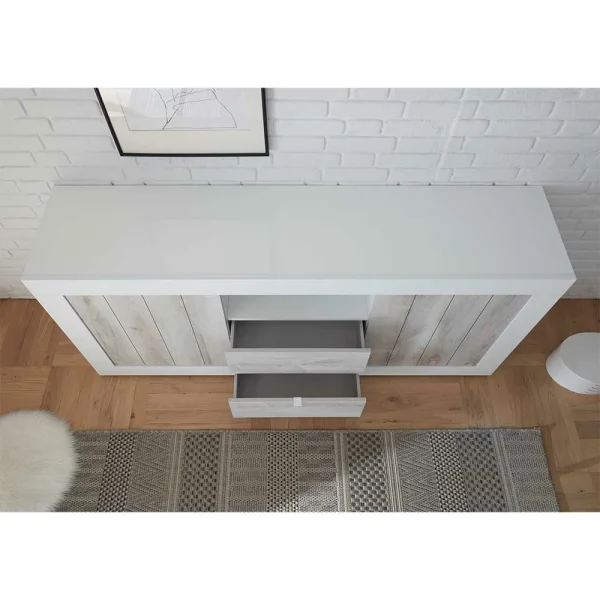 Weißes Sideboard Mit 184 Cm Breite – Merenda 6