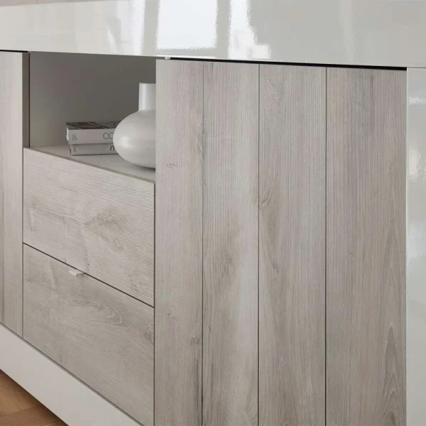 Weißes Sideboard Mit 184 Cm Breite – Merenda 7