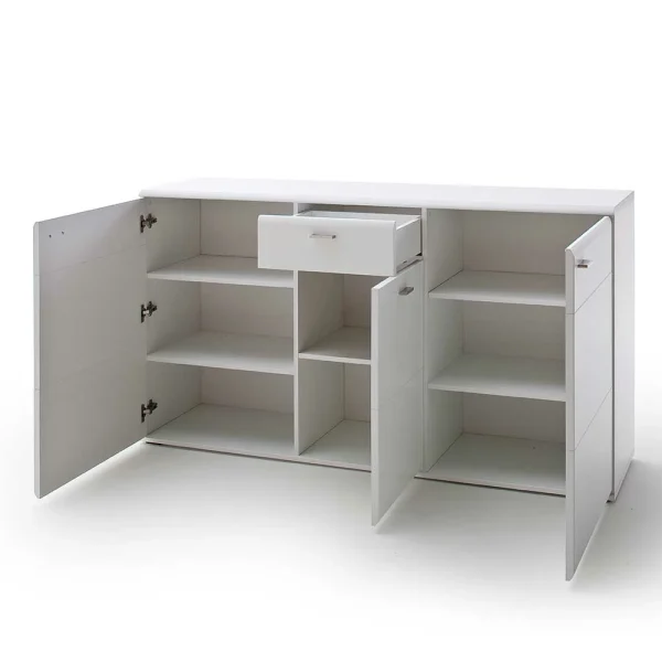 Weißes Sideboard Mit Sockelgestell – Hazime 4