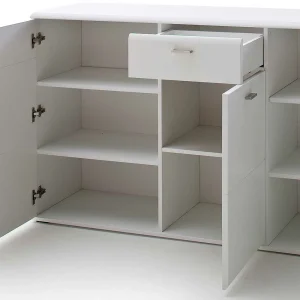 Weißes Sideboard Mit Sockelgestell – Hazime 16