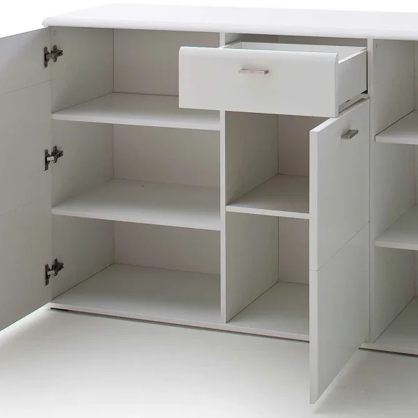 Weißes Sideboard Mit Sockelgestell – Hazime 6