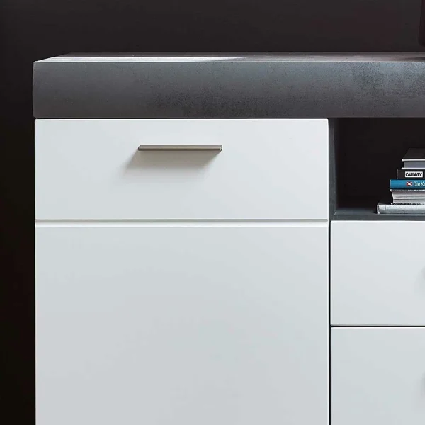 Wohnzimmer Sideboard Loesia In Weiß 5