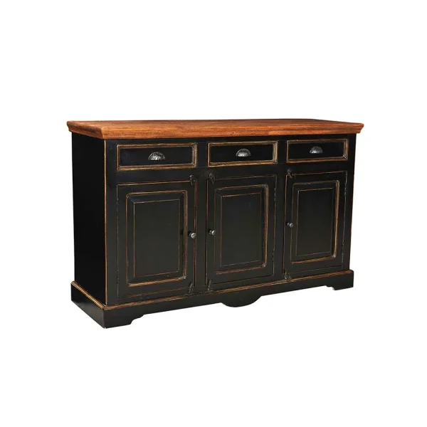 Wohnzimmer Sideboard Sentiments In Schwarz 1