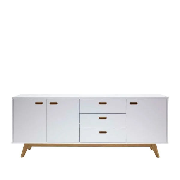 Wohnzimmer Sideboard Udessa In Weiß Eiche 1