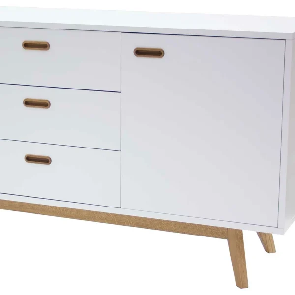Wohnzimmer Sideboard Udessa In Weiß Eiche 3