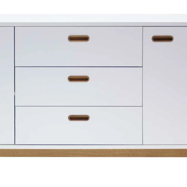 Wohnzimmer Sideboard Udessa In Weiß Eiche 4