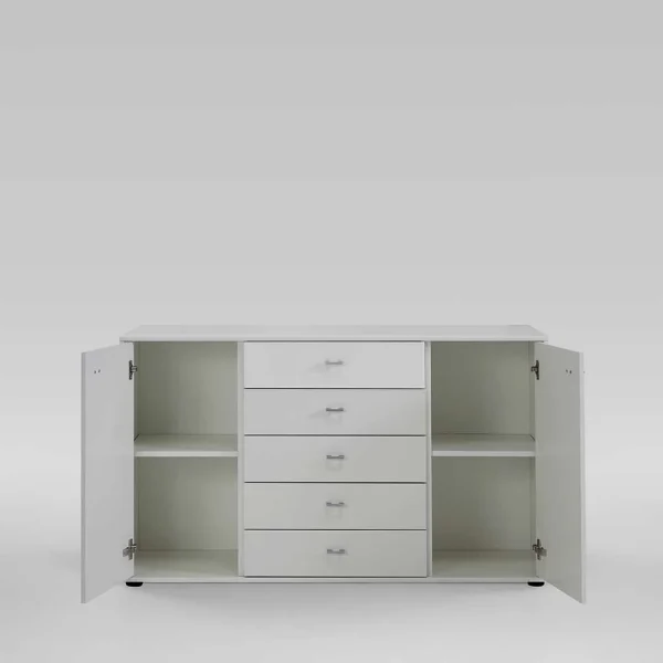 Wohnzimmer Sideboard Marcs In Weiß Lackiert 3