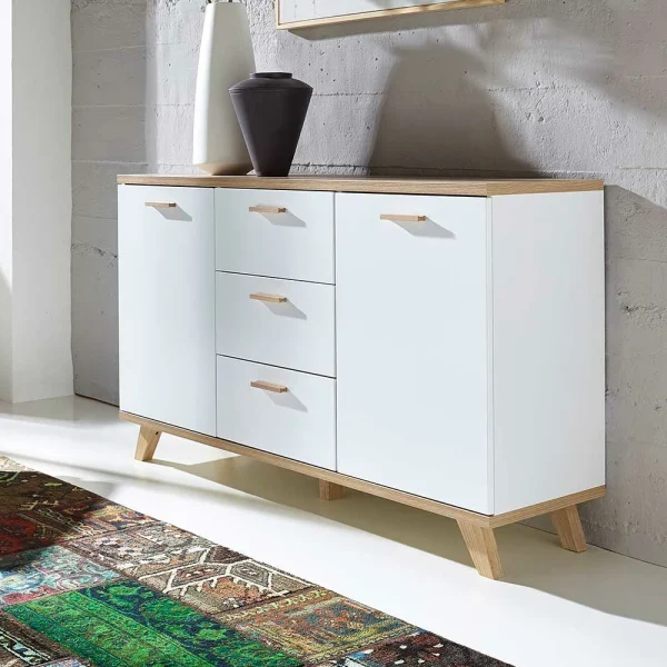 Wohnzimmer Sideboard Farina In Weiß 3