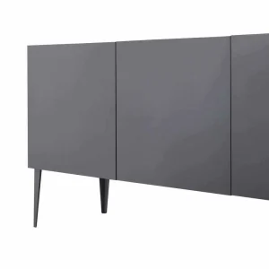 Zeitloses Türen-Sideboard In Anthrazit – Zialko 14