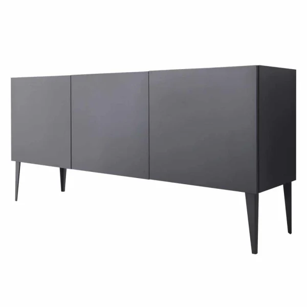 Zeitloses Türen-Sideboard In Anthrazit – Zialko 1